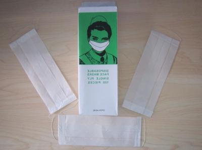 Single-layer paper mask
